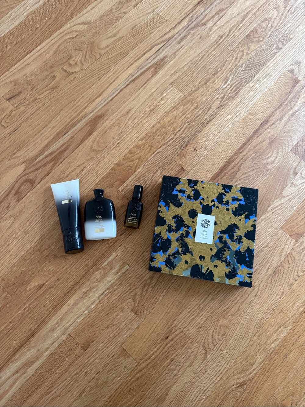 Oribe gold lust collection shampoo conditioner and hair oil